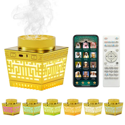 New  Wireless Bluetooth Coran Speaker APP Remote Control Portable LED Light Muslim Prayer Islam Gift Lamp