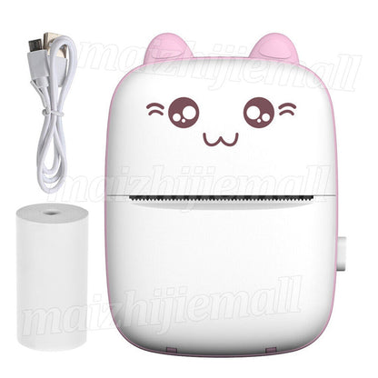 Portable Mini Pocket Thermal Printer Wireless Bluetooth Photo Inkless Printing