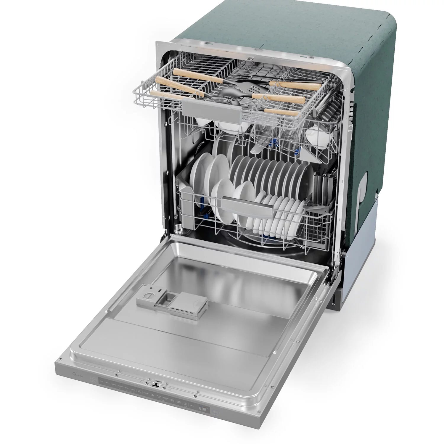 Ultra-Quiet, Built-In Dishwasher with Wi-Fi and Targeted Wash Zones, MDT24P5AST, Stainless Steel