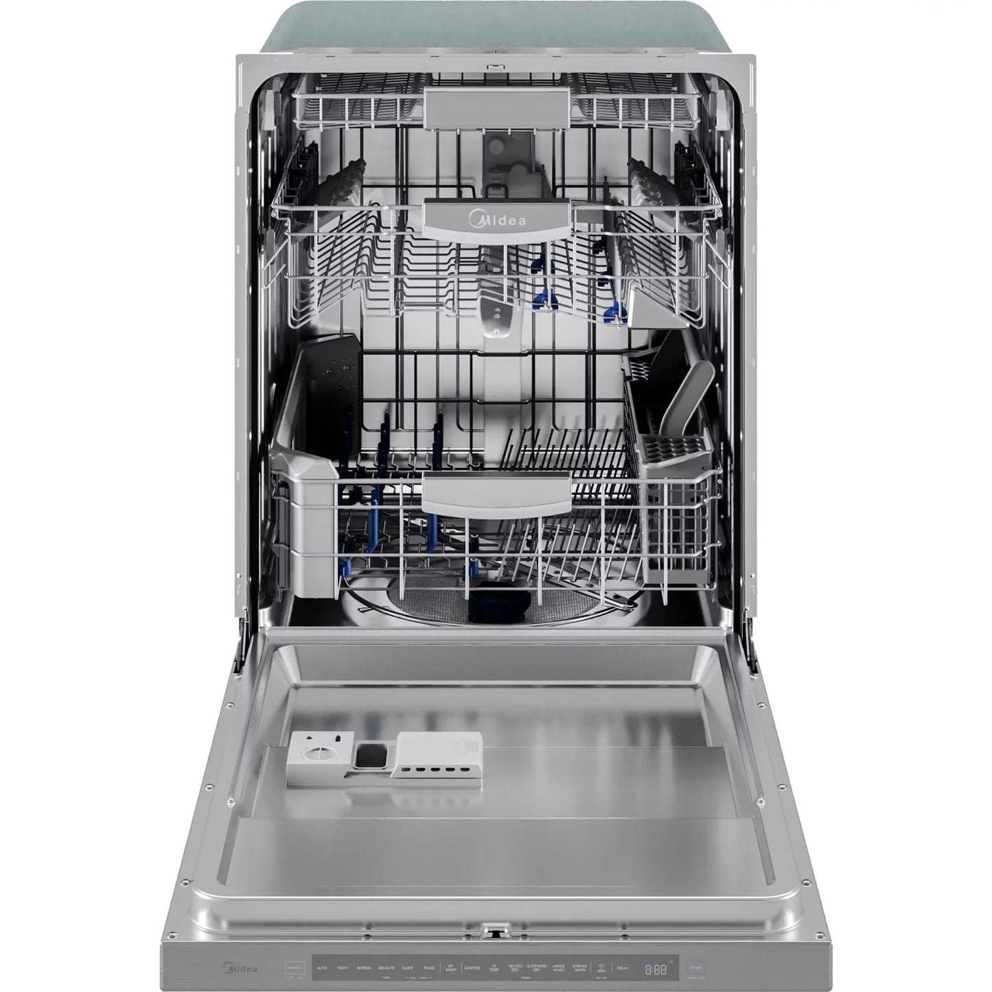 Ultra-Quiet, Built-In Dishwasher with Wi-Fi and Targeted Wash Zones, MDT24P5AST, Stainless Steel