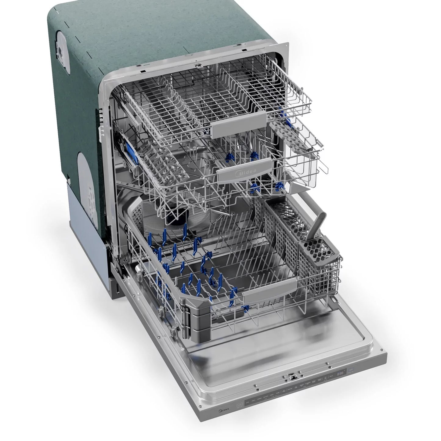 Ultra-Quiet, Built-In Dishwasher with Wi-Fi and Targeted Wash Zones, MDT24P5AST, Stainless Steel