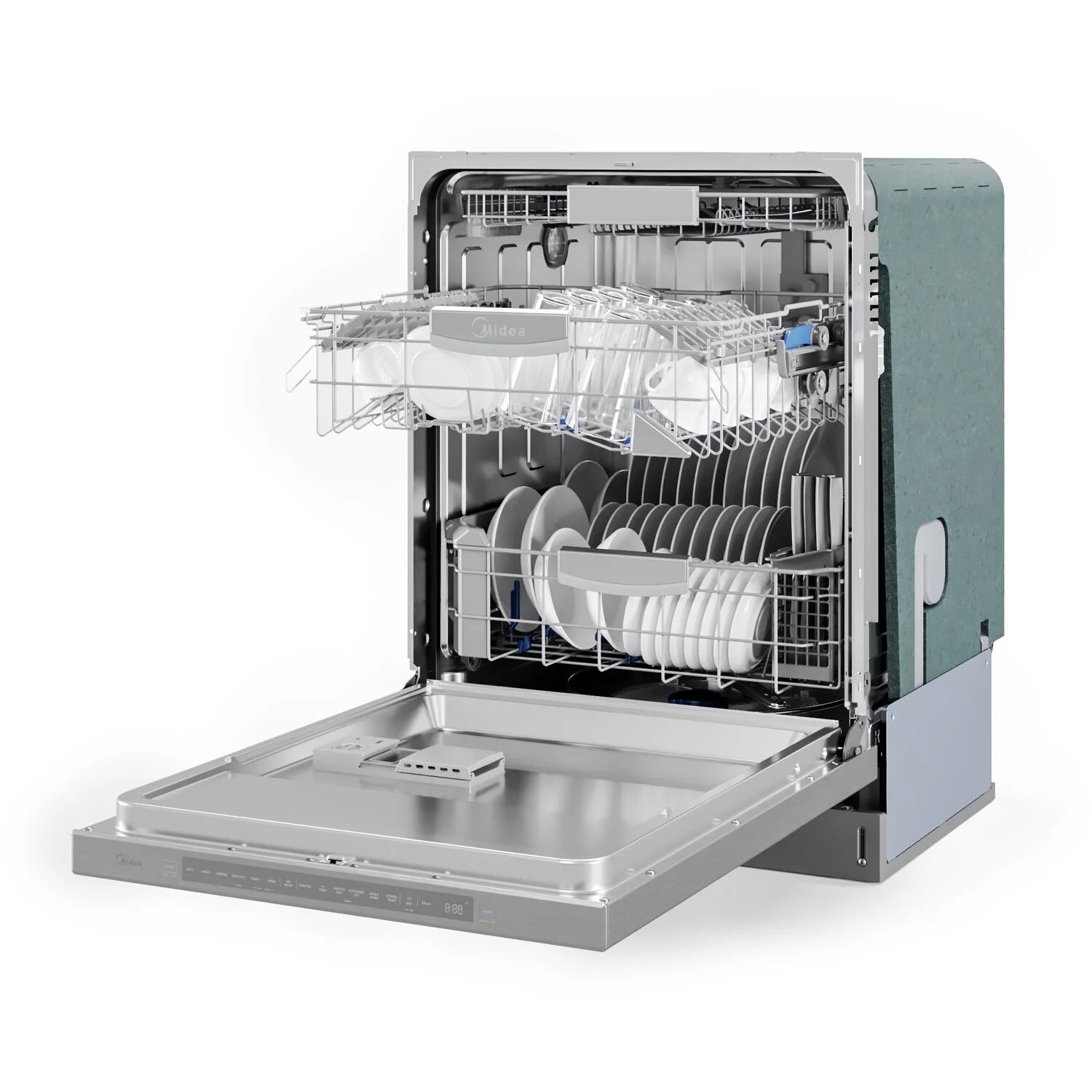 Ultra-Quiet, Built-In Dishwasher with Wi-Fi and Targeted Wash Zones, MDT24P5AST, Stainless Steel