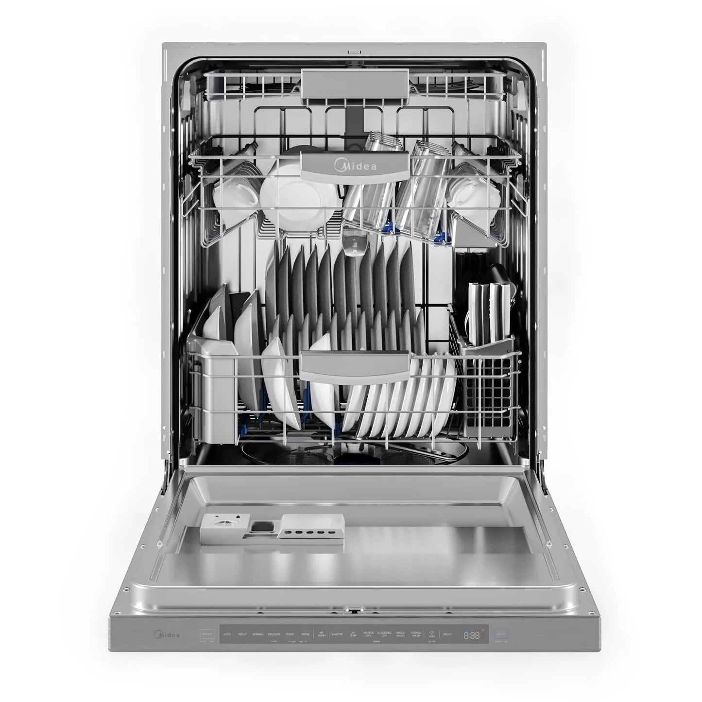 Ultra-Quiet, Built-In Dishwasher with Wi-Fi and Targeted Wash Zones, MDT24P5AST, Stainless Steel