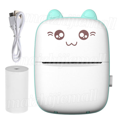 Portable Mini Pocket Thermal Printer Wireless Bluetooth Photo Inkless Printing