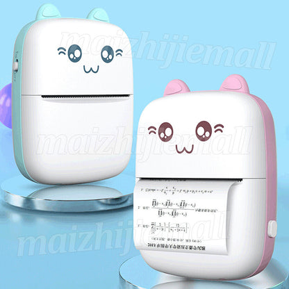 Portable Mini Pocket Thermal Printer Wireless Bluetooth Photo Inkless Printing